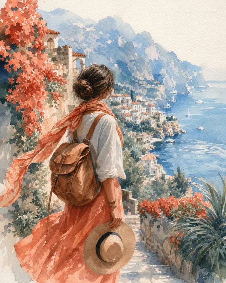 Watercolor Story visual reference